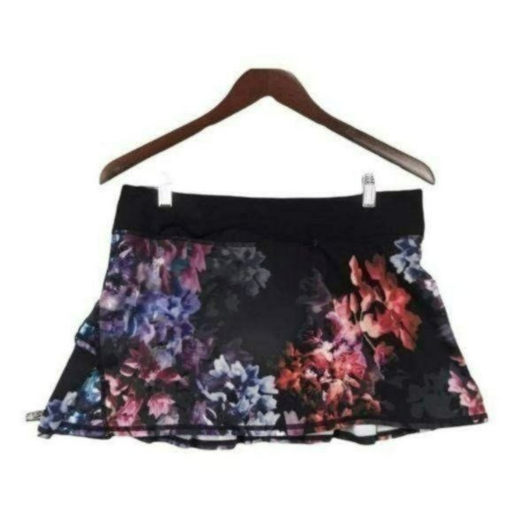 Lululemon Pace Setter Floral Pleated Tennis Skirt Spring Has Sprung, Size 8 - Picture 1 of 5